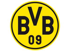 4260485416925 - Wandtattoo WALL-ART Fußball Logo Borussia Dortmund Wandtattoos Gr B H 80 cm x 80 cm Fussball schwarz (schwarz gelb) Wandtattoos Fußball selbstklebend entfernbar