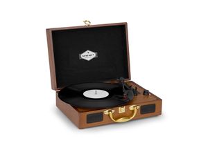 4260486158145 - Nostalgy by auna Peggy Sue Retro-Plattenspieler LP USB AUX