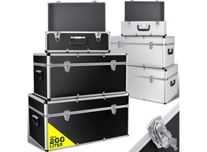 4260486783033 - Masko® 3er SET Alu Boxen Alubox Alukiste Transportbox Werkzeugkiste Lagerbox NEU schwarz