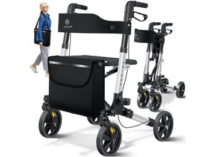 4260486787642 - KESSER Rollator Gehwagen Gehhilfe klappbar Alu-Rollator Leicht Laufhilfe