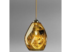 4260489573730 - Lupia Licht - LupiaLicht Pendelleuchte Drop in Gold E27 - yellow