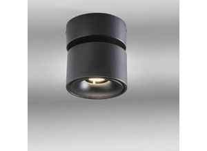 4260489574478 - Lupia Licht - LupiaLicht led Deckenleuchte Bloc in Schwarz 8W 600lm 2700K 75mm - black