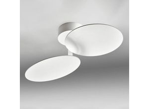 4260489574874 - Lupia Licht - LupiaLicht led Deckenleuchte Plate in Weiß 2x 9W 1350lm 2-flammig - white