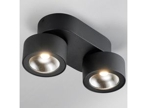 4260489575420 - Lupia Licht - LupiaLicht led Deckenleuchte Bloc in Schwarz 2x 15W 2800lm - black
