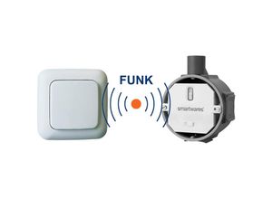 4260492252943 - SmartHome Funk SchalterSet - Funk-Einbauschalter + Funk-Wandschalter Taster