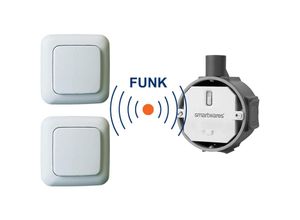 4260492252950 - Smartwares - SmartHome Funk Schalter Set - Funk-Einbauschalter + 2 x Funk-Wandschalter