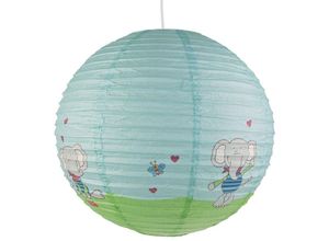 4260492259362 - - Kinder Papierlampe Lolo Lombardo Lampenschirm Ø40cm Pendelleuchte mit Aufhängung