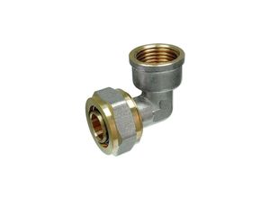 4260494173918 - Heima-press - Schraubfitting-Übergangswinkel mit Innengewinde - 26 x 30 mm - 3 4 für Alu-Mehrschicht-Verbundrohr