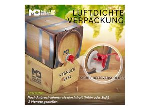 4260494721898 - Weinhaus Müller Bornheim Pfalz Dornfelder Rotwein halbtrocken 125 % vol 5 Liter Bag in Box