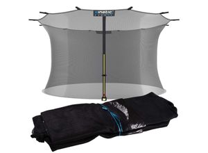 4260495758527 - KINETIC SPORTS Trampolin Sicherheitsnetz - Ersatznetz mit Reißverschluss Schutznetz Ersatz Fangnetz für Gartentrampoline Ø 430 cm Ø 430 cm für 12 Netzpfosten