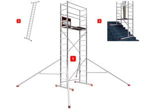 4260497481546 - ALTEC Aluminium Arbeitsgerüst ALTEC AluCombine® 40