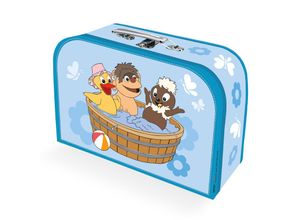 4260500165425 - Unser Sandmännchen - Kinderkoffer Pittiplatsch Schnatterinchen und Moppi in der Badewanne