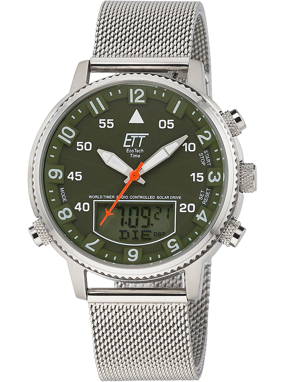 4260503034131 - ETT EGS-11474-82MN Solar Drive Funkuhr Adventure Herrenuhr 43mm 10ATM