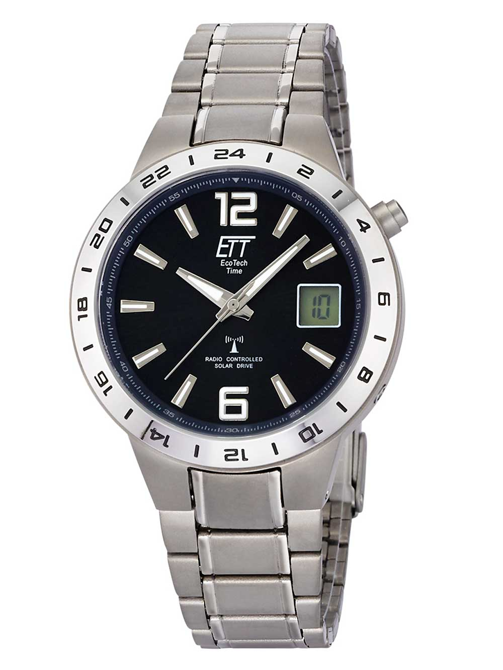 4260503036913 - Funkuhr Basic Titan EGT-11411-41M Armbanduhren grau (grau titansilberfarben) Herren Armbanduhr Herrenuhr Datum Solar 4260503036913 - Funkuhr Basic Titan EGT-11411-41M Armbanduhren grau (grau titansilberfarben) Herren Armbanduhr Herrenuhr Datum Solar