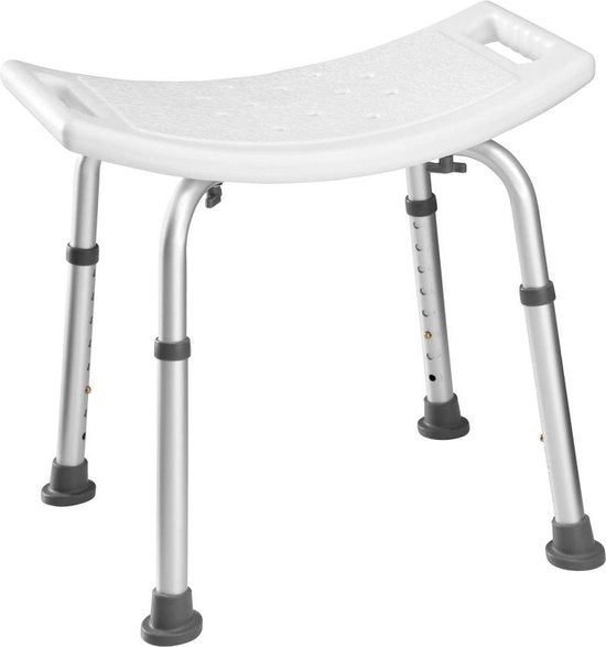 4260505449186 - tectake® Duschhocker mit Teleskopbeinen rutschfeste Gummifüße und seitliche Griffe 51 x 39 x 43 – 605 cm 4260505449186 - tectake® Duschhocker mit Teleskopbeinen rutschfeste Gummifüße und seitliche Griffe 51 x 39 x 43 – 605 cm