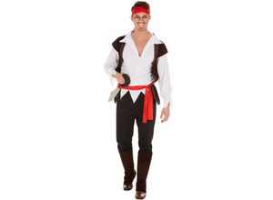 4260505449490 - tectake® Herrenkostüm Pirat Kapitän Ringelbart 4260505449490 - tectake® Herrenkostüm Pirat Kapitän Ringelbart