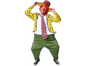 4260505449643 - tectake® Herrenkostüm opulenter Clown Pepe