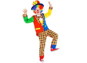 4260505449773 - tectake® Kinder - Teenkostüm Clown Sockenschuss