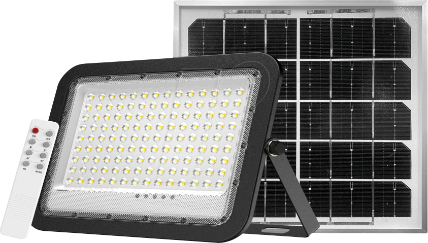 4260508890190 - ELED SO400100 - LED-Fluter Solar mit Akku 6 W PV 800 lm 6500K IP65