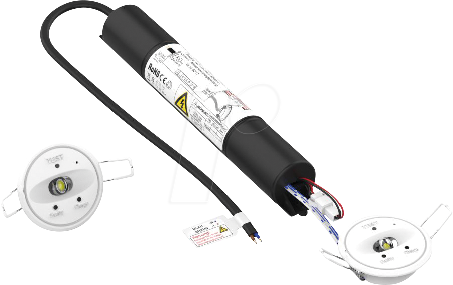 4260508894259 - ELED 200106 - LED-Notstrom Downlight Einbau TEST-Fkt