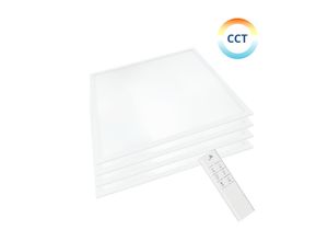 4260508896963 - ENOVALITE 5er Pack LED CCT Panel mit Fernbedienung dimmbar 30x30 cm