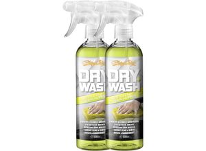 4260509373340 - 2er Pack ShinyChiefs DRY WASH - WATERLESS WASH & WAX - 2in1 2x500ml Auto Lackreiniger und Autowachs