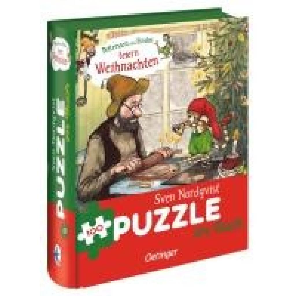 4260512187422 - Nordqvist Sven Pettersson und Findus feiern Weihnachten Puzzle im Buch 100 Teile 4260512187422 - Nordqvist Sven Pettersson und Findus feiern Weihnachten Puzzle im Buch 100 Teile