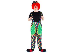 4260517460100 - tectake® Herrenkostüm Clown August