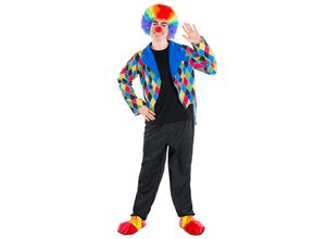 4260517460247 - tectake® Herrenkostüm Clown Oleg