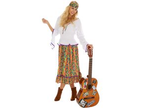 4260517461459 - tectake® Frauenkostüm Lady Love & Peace