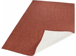 4260525252216 - Teppich Miami Teppiche Gr B L 160 cm x 230 cm 5 mm 1 St orange (terra) Esszimmerteppiche In-& Outdoor Wetterfest Balkon Garten Wohnzimmer Wasserfest