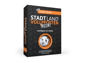 4260528094158 - Denkriesen - Stadt Land Vollpfosten® Levels - Classic Edition - Intelligenz ist relativ (Spiel)