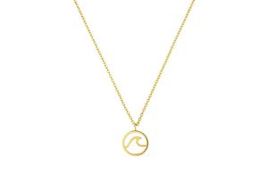 4260528491506 - Halskette Wave Necklace Edelstahl (Farbe gold)