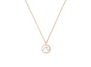 4260528491513 - Halskette Wave Necklace Edelstahl (Farbe rosegold)