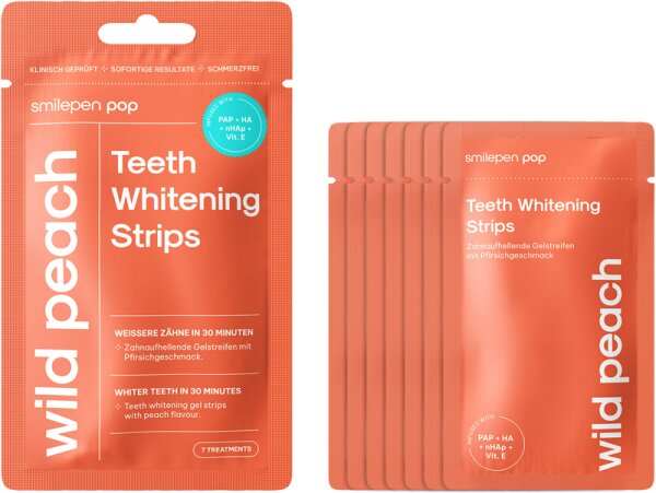 4260528553617 - Pop Teeth Whitening Strips Wild Peach