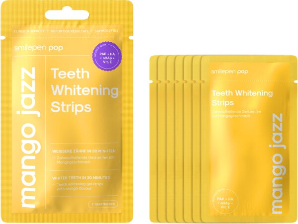 4260528553624 - Pop Teeth Whitening Strips Mango Jazz