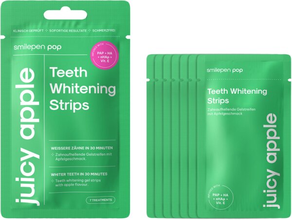 4260528553631 - Pop Teeth Whitening Strips Juicy Apple