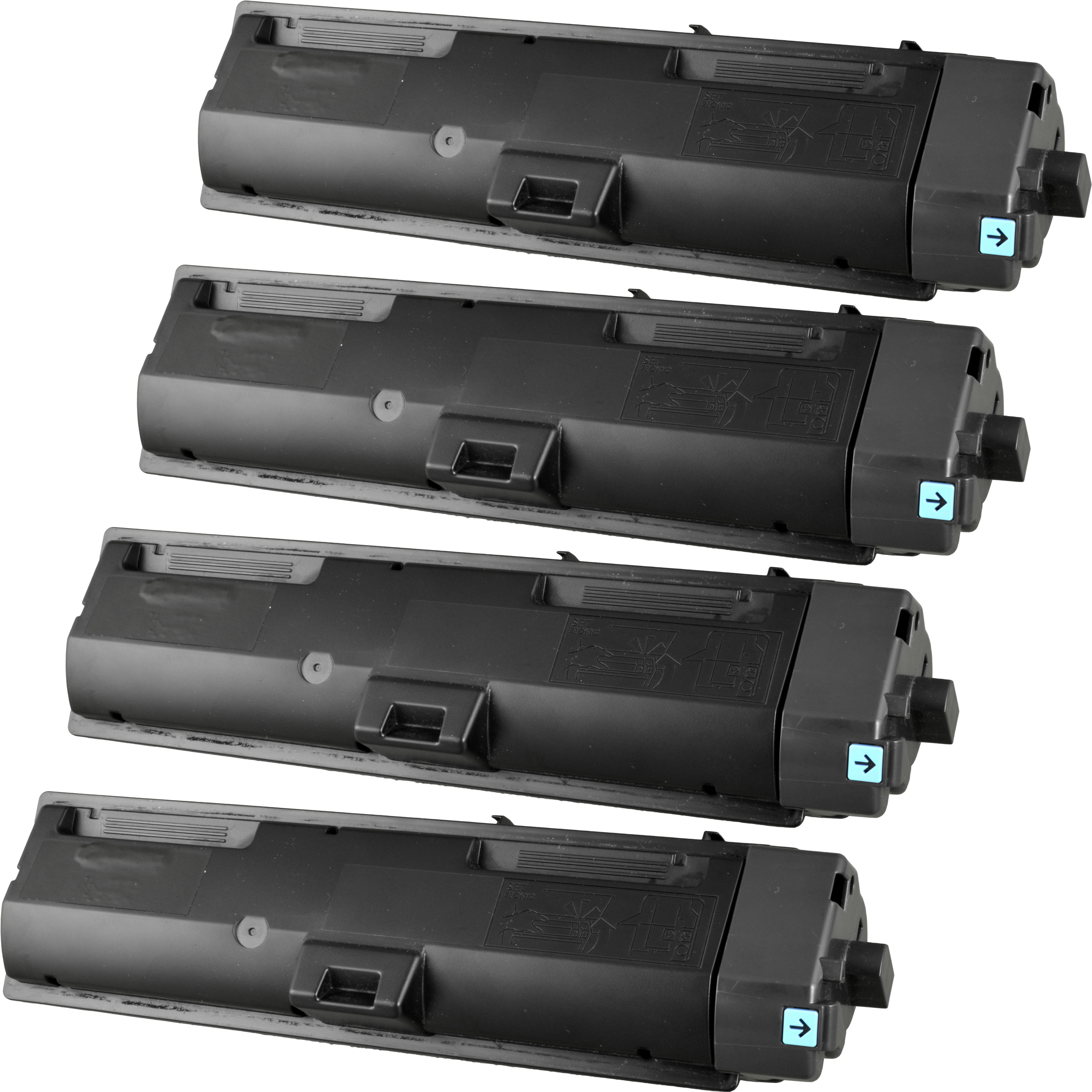 4260529925406 - 4 Toner ersetzt Kyocera TK-1150  schwarz