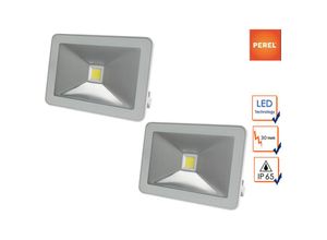 4260529932282 - Meinewunschleuchte - 30 Watt led Strahler 2er set 4000 Kelvin Neutralweiß IP65 15x21cm