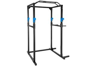 4260541023166 - tectake® Power Rack Klimmzug-Doppelstange höhenverstellbare Langhantelablagen und Sicherheitsstreben 120 x 1425 x 215 cm