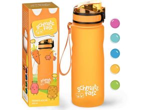 4260543581367 - Schmatzfatz Trinkflasche Sportflasche 500 ml 24 cm Tritan - Orange - Klarstein