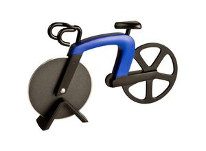 4260545432575 - Ecence - Pizzaschneider Fahrrad Pizza Cutter rostfreier Stahl Antihaft-Beschichtung Blau 4260545432575 - Ecence - Pizzaschneider Fahrrad Pizza Cutter rostfreier Stahl Antihaft-Beschichtung Blau