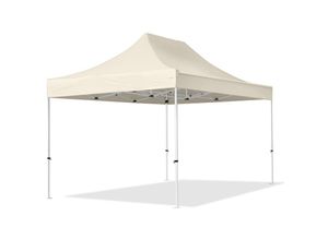 4260546582675 - Intent24 - 3x45 m Faltpavillon economy Stahl 30mm creme - crème