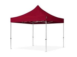 4260546586208 - 3x3m Aluminium Faltpavillon ohne Seitenteile rot - (600151)