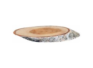 4260546685215 - Iwerk - Birkenholzscheiben oval 100% Natur ø 18 - 30 cm Dekoration Baumscheibe Holzdeko