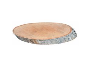 4260546685239 - Iwerk - Birkenholzscheiben oval 100% Natur ø 35 - 38 cm Dekoration Baumscheibe Holzdeko