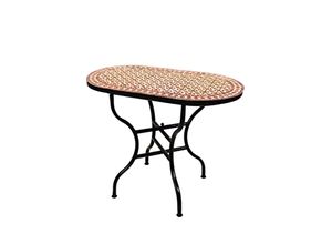 4260548752861 - Marrakesch Orient & Mediterran Interior Gartentisch Mosaiktisch 100x60cm oval B