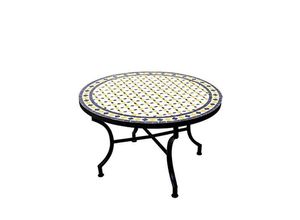 4260548755985 - Marrakesch Orient & Mediterran Interior Gartentisch Mosaiktisch Giralda 80cm Be