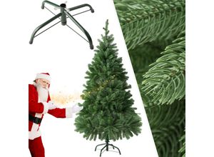 4260552088239 - tectake® Weihnachtsbaum verschiedene Größen künstlich Spritzguss formbar mit viel Volumen inklusive Metallständer mit Kunststoffkappen