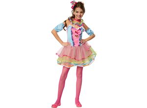 4260552089977 - tectake® Mädchenkostüm Neon Regenbogen Girl